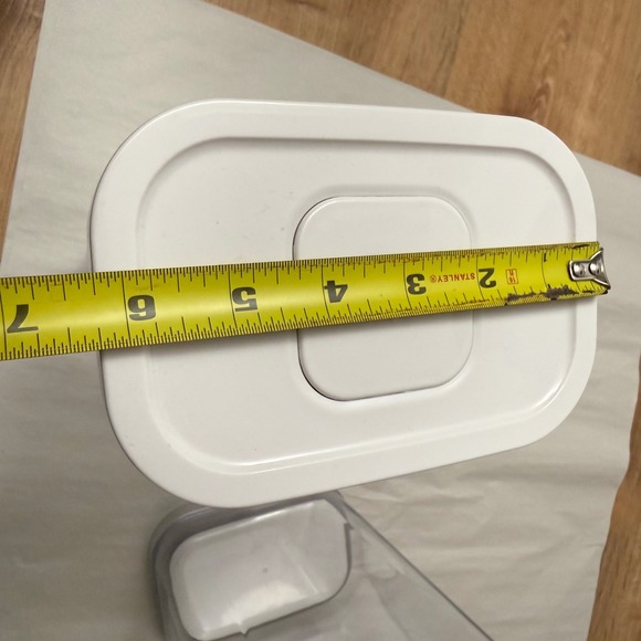 OXO POP Containers Set of 2 Airtight Food Storage Canisters 3.7 qt Clear Plastic - Picture 7 of 8